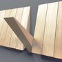 Modular Wooden Coat Rack And Hooks, thumbnail 2 of 5