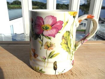 Set Of Two Tankard Mugs In Meadow Flowers Design, 5 of 9