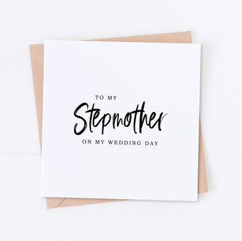 Step Mum Wedding Bridal Card, 2 of 6
