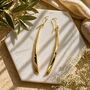 Sword Silver Long Drop Earrings, thumbnail 6 of 8