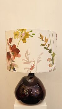 Mulberry 29cm Recycled Handmade Glass Table Lamp, 7 of 7