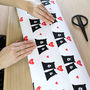 Personalised Bear Couple Selfie Wrapping Paper, thumbnail 3 of 3