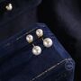 Stud Earrings Ear Jackets With Simulated Pearls, thumbnail 6 of 12