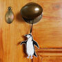 Chinstrap Penguin Wooden Hanging Decoration, thumbnail 2 of 10