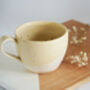 Yellow And White Speckled Mug, thumbnail 2 of 3