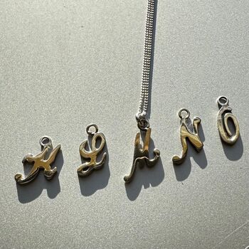 Her Childrens Initials Silver Necklace For Mum, 5 of 8