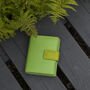Personalised Green Small Multi Colour Leather Purse Rfid Protected, thumbnail 6 of 10
