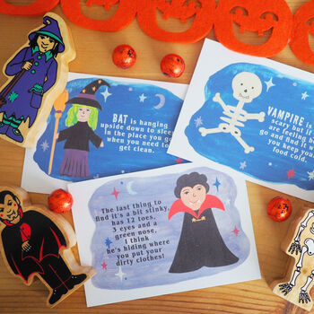 Personalised Halloween Indoor Treasure Hunt Party Game, 3 of 3