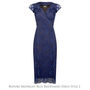 Bespoke Lace Bridesmaid Dresses Midnight Blue, thumbnail 5 of 9