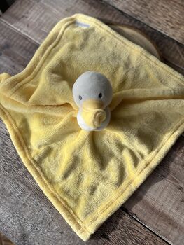 Embroidered Yellow Baby Duck Comforter, 5 of 6