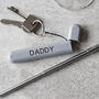 Personalised Metal Straw And Keyring For Dad, thumbnail 1 of 3