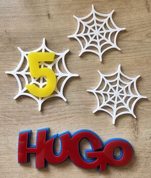 Spiderman Themed Cake Charm, 2 of 4