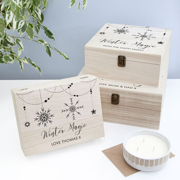 Personalised Winter Magic Christmas Eve Box, 5 of 12