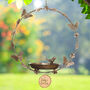 Personalised Round Hanging Garden Bird Feeder, thumbnail 1 of 8
