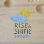 Personalised Cloud Egg Board, Rise And Shine, thumbnail 2 of 4