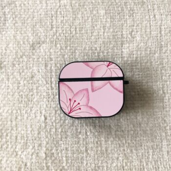 Pink Flowers Air Pods Case, 3 of 3