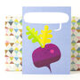 Personalised Beetroot Greetings Card, thumbnail 4 of 4