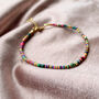 African Recycled Records Bead Anklet, thumbnail 4 of 8