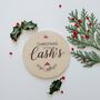 Christmas At Personalised Wooden Plaque, thumbnail 2 of 3