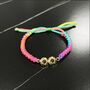 Personalised Snake Knot Double Projection Bracelet, thumbnail 6 of 12