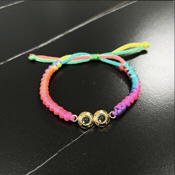 Personalised Snake Knot Double Projection Bracelet, 6 of 12