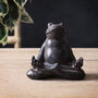 Zen Yoga Frog Ornament, thumbnail 2 of 4