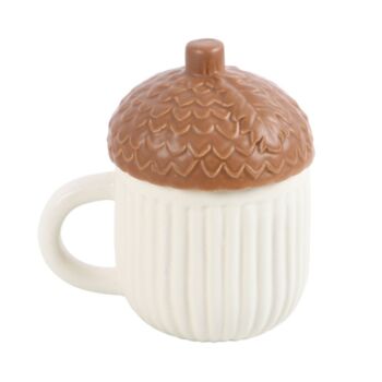 Autumn Acorn Shaped Mug, 3 of 3