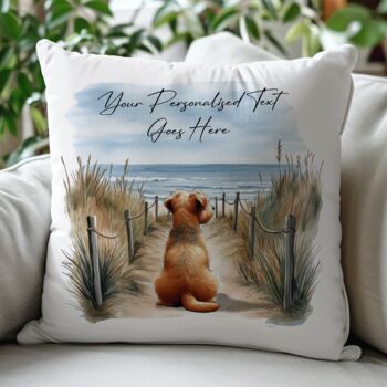 Personalised Norfolk Terrier Dog Beach Walk Collection, 3 of 8