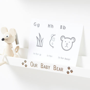 Personalised Baby Bear Shelf, 3 of 3