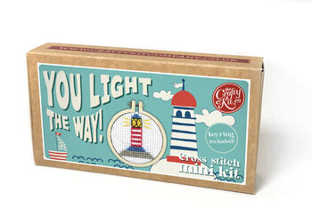 You Light The Way! Mini Matchbox Cross Stitch Kit, 6 of 12