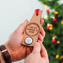 Personalised Beer Bottle Cap Christmas Tree Decoration, thumbnail 5 of 6