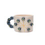 3D Evil Eye Cluster Mug With 24ct Gold And Blue Handle, thumbnail 3 of 3