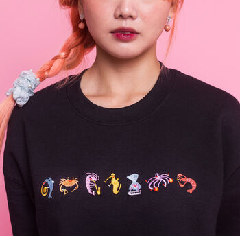 Seafood Medley Embroidered Sweatshirt, 2 of 9