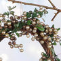 Copper Mistletoe LED Christmas Wreath, thumbnail 5 of 9