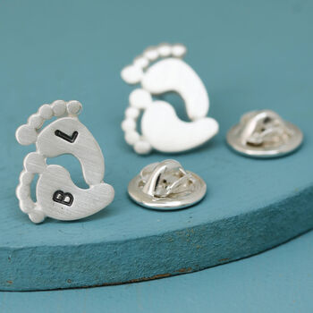 Personalised New Dad Tie Pin Sterling Silver, 4 of 9