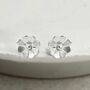 Sterling Silver Dainty Daisy Studs, thumbnail 11 of 12