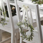 Mistletoe Wreath Chair Decorations, thumbnail 1 of 3