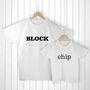 Daddy And Me 'Chip Off The Old Block' T Shirts, thumbnail 1 of 3