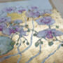 Golden Orchid Watercolour And Gilt Painting, thumbnail 8 of 8