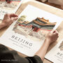 Beijing Illustrated Destination Travel Art Print, thumbnail 1 of 7