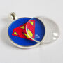 Personalised Super Hero Keyring And Bag Charm, thumbnail 3 of 6