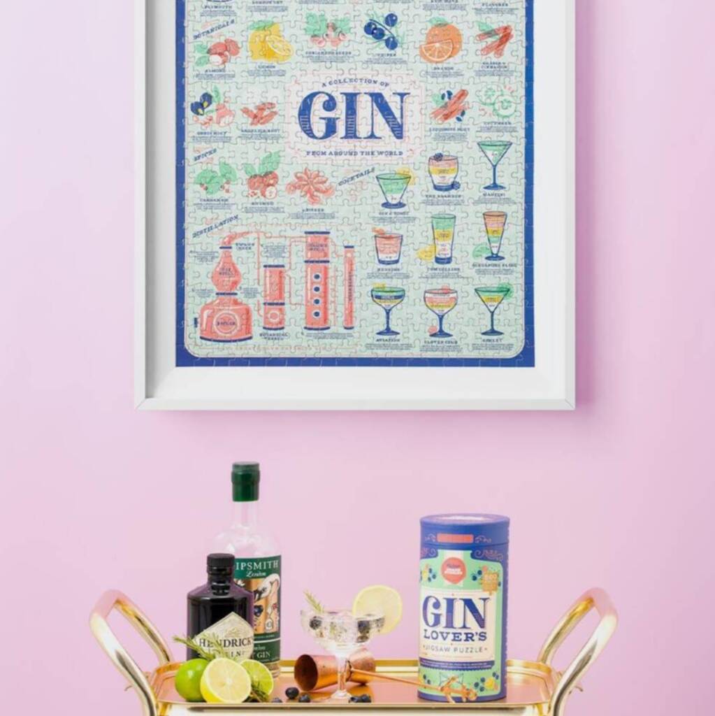 The Gin Lover's 500 Piece Jigsaw Puzzle, 1 of 3