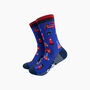 London Landmarks Bamboo Socks In Royal Blue, thumbnail 1 of 4