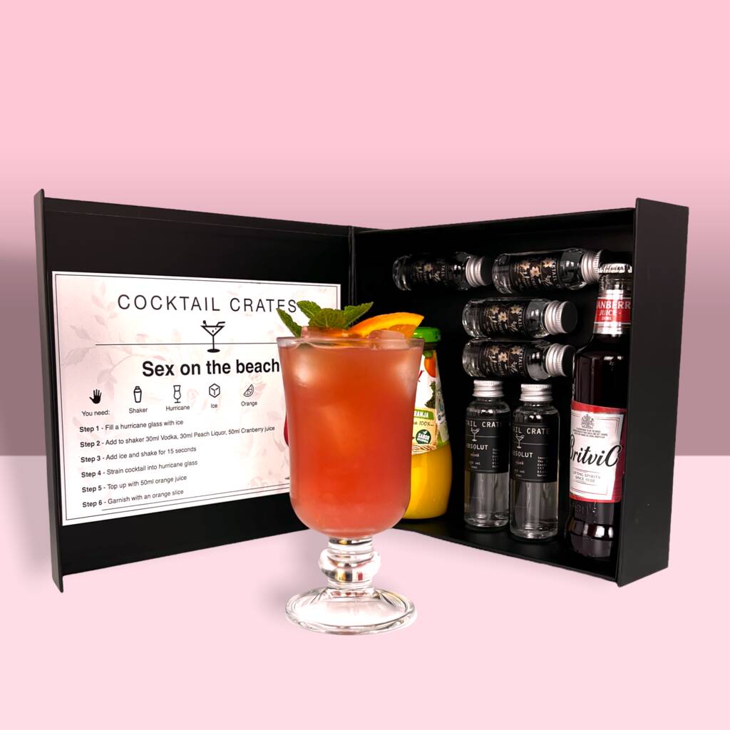Sex On The Beach Cocktail Gift Box, 1 of 5
