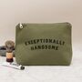 'Exceptionally Handsome' Wash Bag, thumbnail 4 of 12