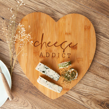 Personalised Cheese Addict Board, 2 of 4