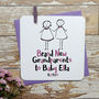 Personalised Brand New Grandparents Baby Card, thumbnail 2 of 2