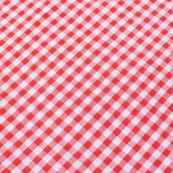 Red Checkered Gingham Tablecloth Housewarming Gift, 8 of 8