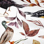 Autumn Birds Wrapping Paper Roll Or Folded, thumbnail 3 of 3