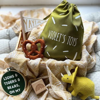 Personalised Confetti Sprinkle Toy Storage Bag, 4 of 6